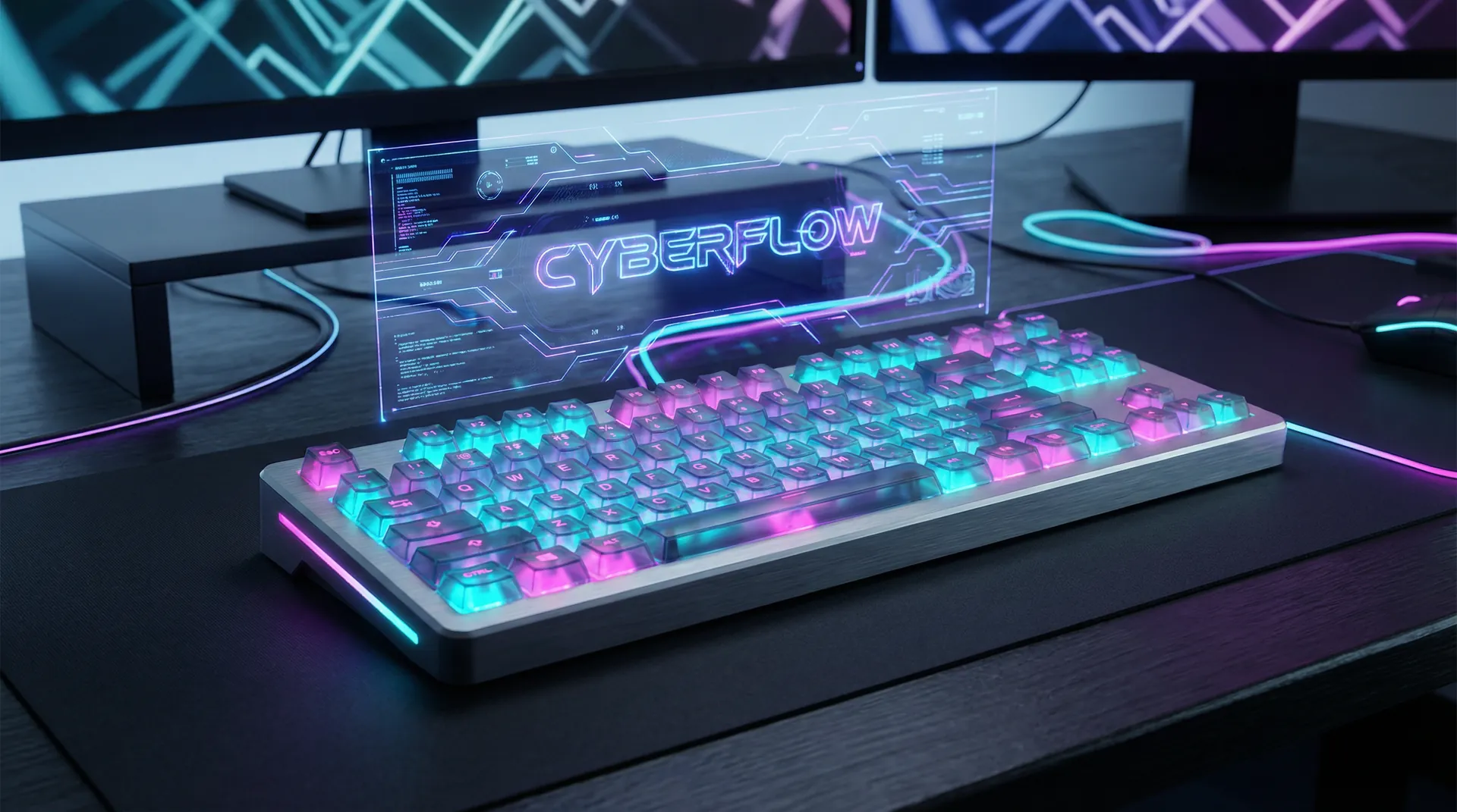 赛博朋克风格机械键盘 - raybet 外设评测